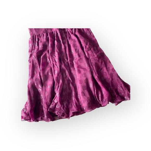 new Guess 𖦹 Chiffon Strapless Polka Dot Cocktail Dress 𖦹 Amethyst Purple 𖦹 4 - Picture 8 of 16